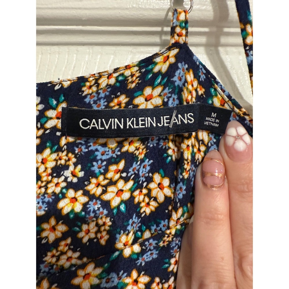90s Vibes Floral Ditsy Mini Dress Calvin Klein Jeans - Picture 5 of 9